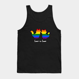 Love is Love - Cat Tank Top